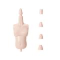 [23RP-F01-21]Chest and Neck Parts for 23cm Obitsu Body White Skin Color