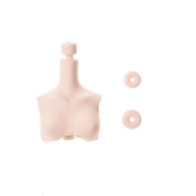 [23RP-F03-21]Chest and Neck Parts for 23cm Obitsu Body SBH-M White Skin Color