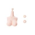 [25RP-F03-21]Chest and Neck Parts set for 25cm Obitsu Body Breast Size L White Skin Color