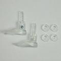 [27RP-M02B-26]Real Legs Left and Right and Extension Rings (4 pieces) Clear Color