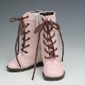 [50SH-F01A]Leather Boots Pink