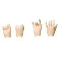 [60AC-FS003]Hand Parts (clenched and handled) Natural White Skin Color