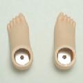 [60RP-F03S-28]Foot Parts 603 Left and Right with Magnet White Skin Color