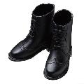 [60SH-F005B-G]Wing Tip Boots with Magnet Black