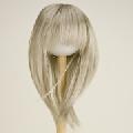 [60WG-S02-BK]Wig S Semi-Long Silver