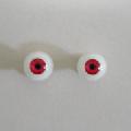 [EY06-G02]Glasstic Eyes 6mm Red