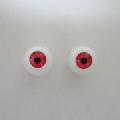 [EY08-G02]Glasstic Eyes 8mm Red